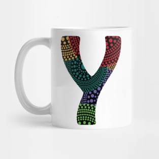 Y Aborignal Letter Mug